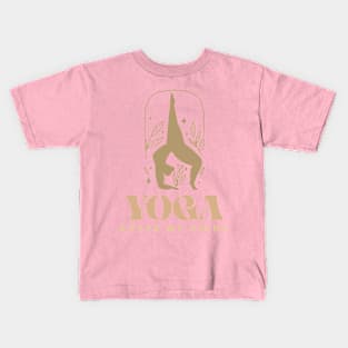 Yoga Keeps Me Going Yoga Lover Kids T-Shirt